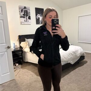 Washington huskies black zip up